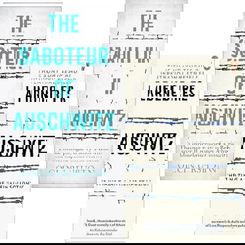 The Saboteur of Auschwitz By Colin Rushton and Auschwitz By Laurence Rees 2 Books Collection Set