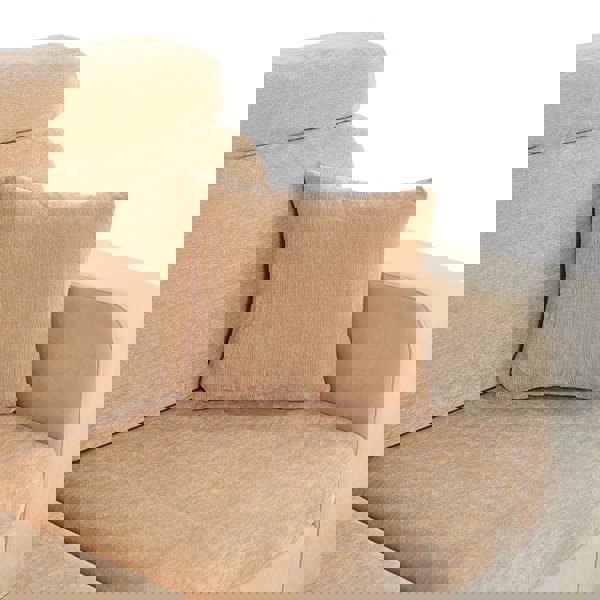 Anyhouz Anypillow Pillowcase 45X45Cm Coffee Polyester Chenille Thick Stretchable Cushion For Living Room