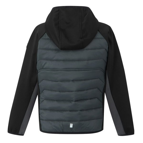 Regatta Childrens/Kids Kielder IX Hybrid Jacket - Black/Seal Grey