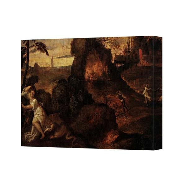 Benjamin Tate Design Canvas Wall Art CANVAS-4705 Classical Landscape Oil Painting Reproduction