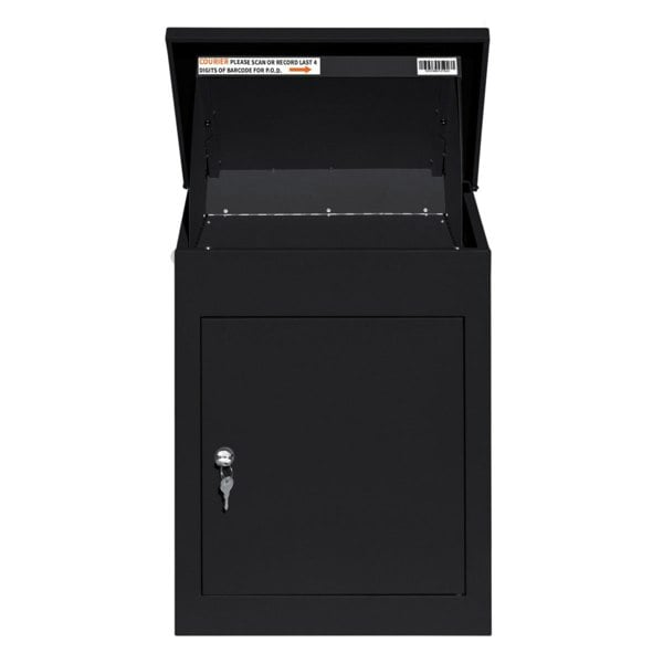 Monstershop Anti-Theft Parcel Post Box - Black