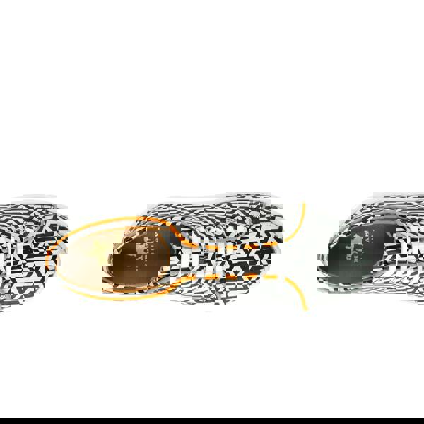 Embassy London Camila - Orange & Hexa Print - Women’s Chunky Leather Platform Trainer