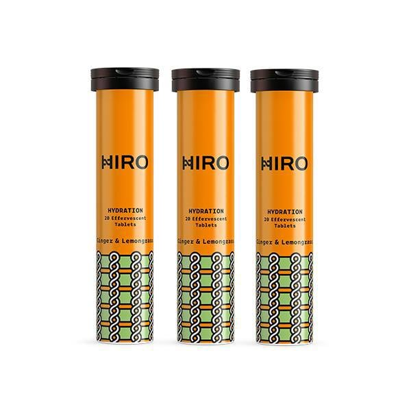 HIRO Hydration - Ginger & Lemongrass Triple Pack