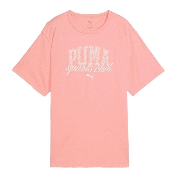 Puma Women's Class Relaxed Fit T-Shirt - Pink