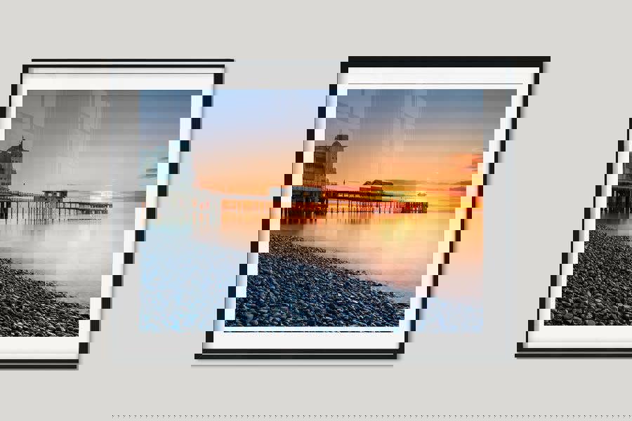 penarth coastal wall print by rick bowden