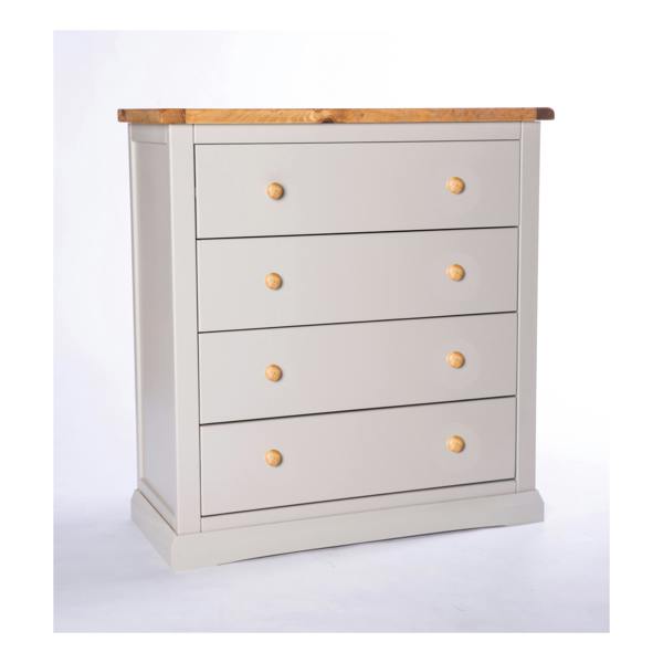 Loreo 4 Drawer Chest of Drawers Wood Knob