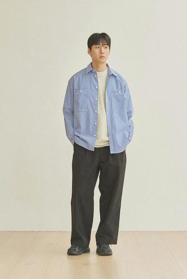 Kappy Design Two Tuck Wide Pants