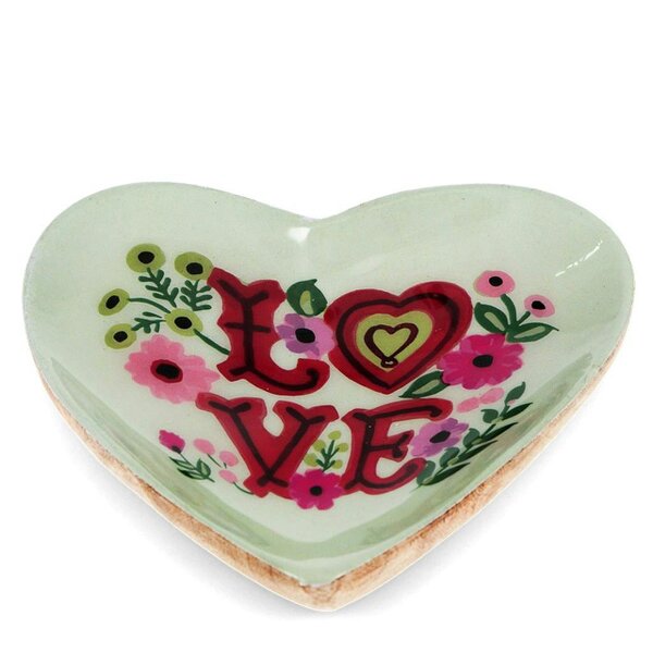 Love Frankie Love Heart-Shaped Trinket Dish