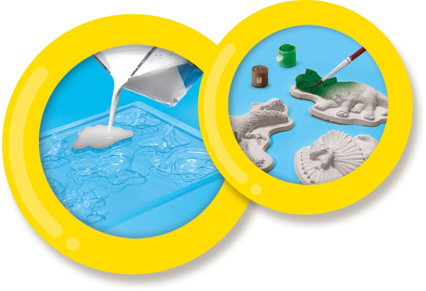 SES Creative Casting and painting - Dinosaur world