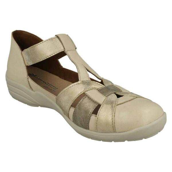 Remonte Ladies Remonte Cut Out Detailed Wide Fitting Summer Shoes R7601