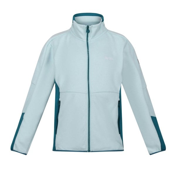 Regatta Childrens/Kids Highton IV Full Zip Fleece Jacket - Sea Haze/Gulfstream