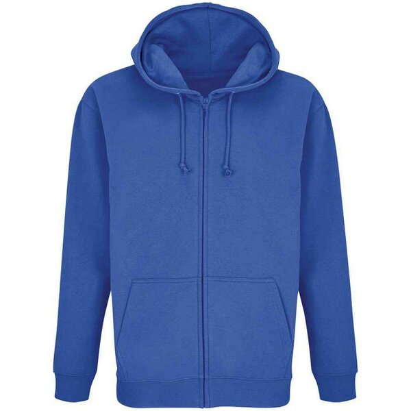 SOLS Unisex Adult Carter Full Zip Hoodie - Royal Blue
