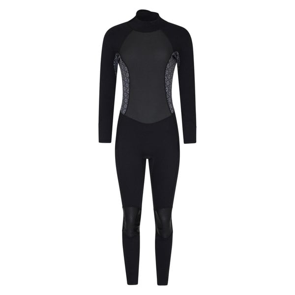 Mountain Warehouse Womens Printed Full Wetsuit - Black