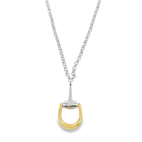 Reeves & Reeves Supersize Half Snaffle Necklace