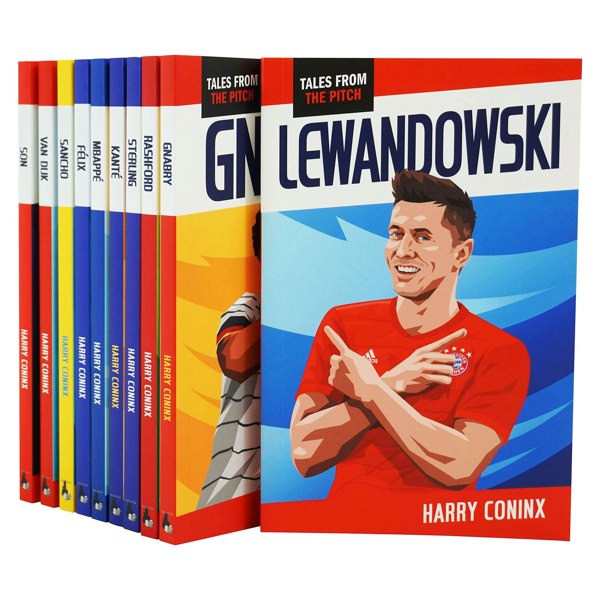 RANSOM PUBLISHING Football SUPERSTARS Ultimate Football Heroes 10 Books Collection By Harry Coninx