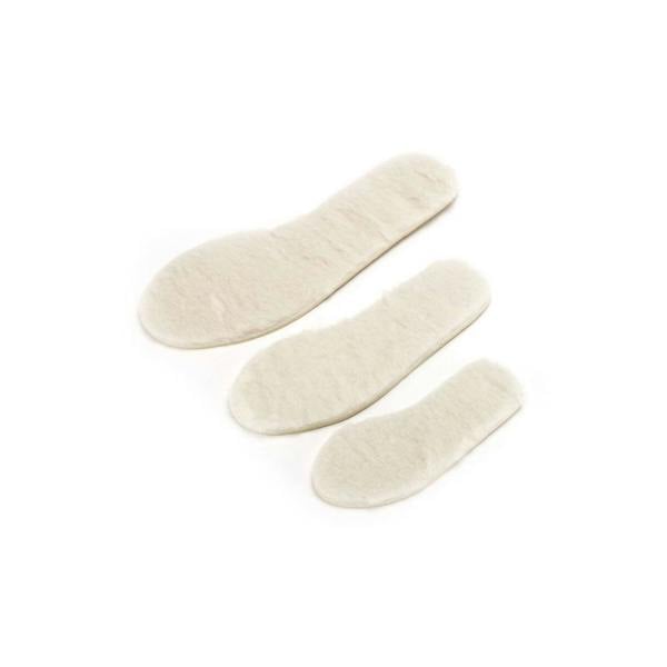 Eastern Counties Leather Lambswool Insoles - Natural