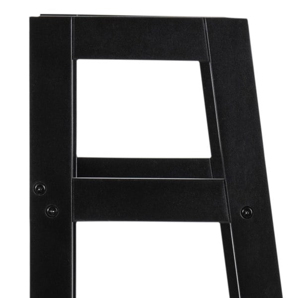 Furniture To Go Wally Bookcase with 4 Shelves in Black