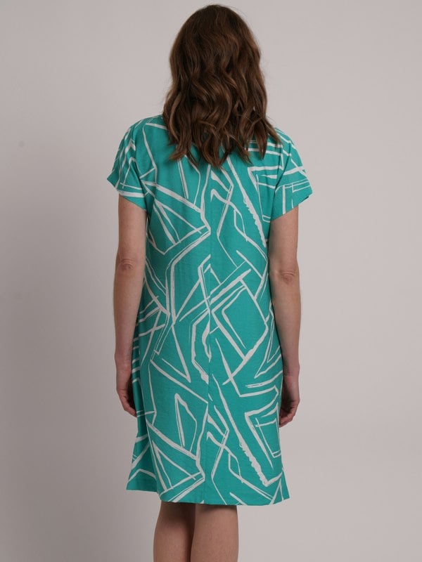 VIZ-A-VIZ Tribal All-over-print Dress