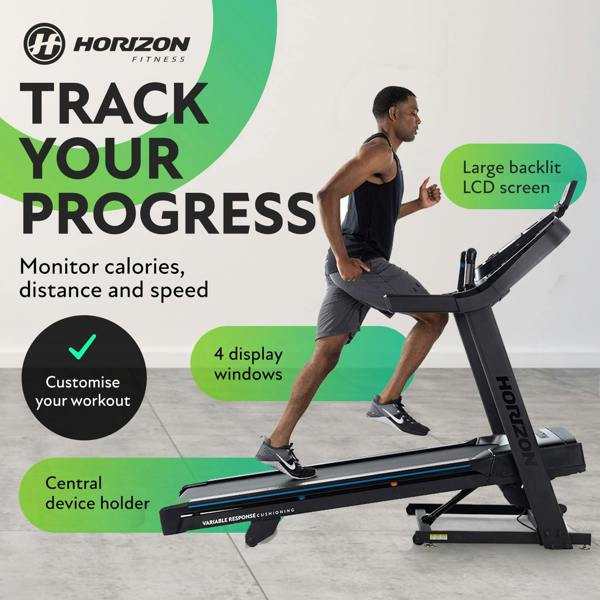 Grade B - Horizon 7.0AT @Zone Treadmill - uk.johnsonfitness.com