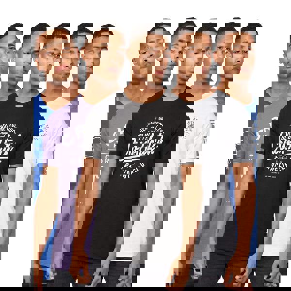 Crosshatch Mens Flomax Assorted Designs T-Shirt (Pack of 5) - Multicoloured - 