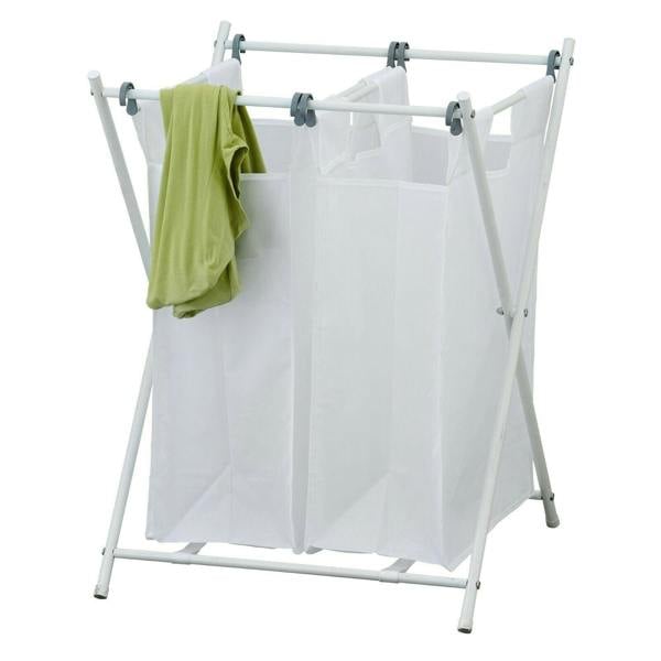 WALPLUS Wayar Foldable Laundry Sorter, Double 2 | Modern Home Decor