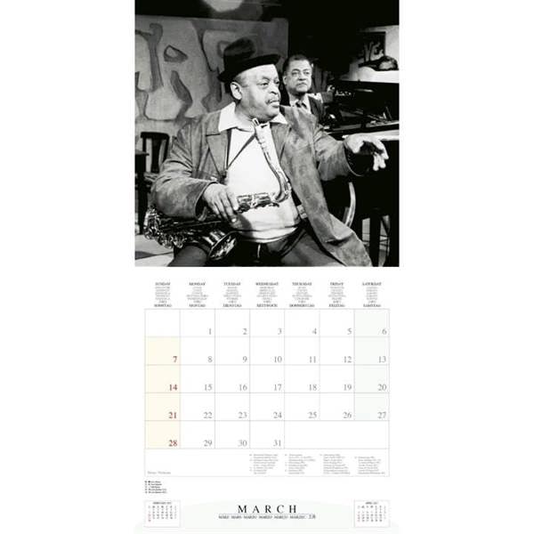 Jazz History Calendar 2027, Wall Calendars, Month To View, Entertainment, Gift