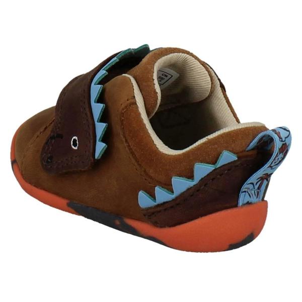 Clarks Boys Clarks Pre-Walking Dinosaur Detail Casual Shoes Roamer Stomp