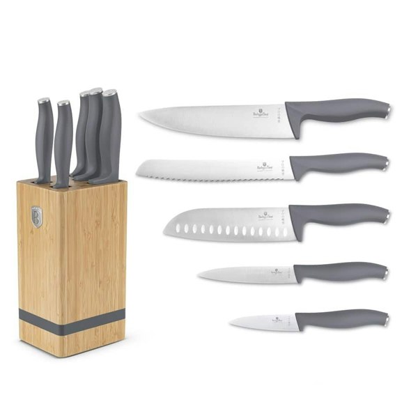 Berlinger Haus BH2969 6-Piece Knife Set with Bamboo Stand