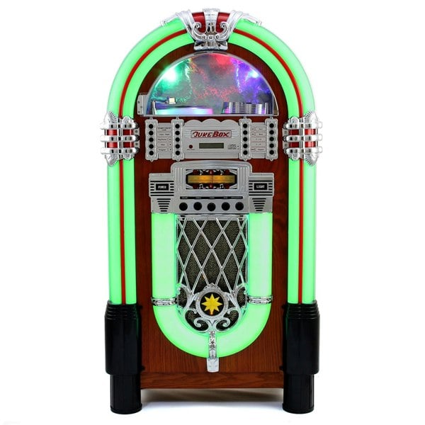 Monstershop Retro Style Illuminated Jukebox Sound System