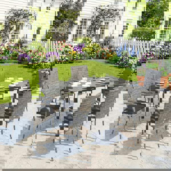 Patio Rattan Dining Set