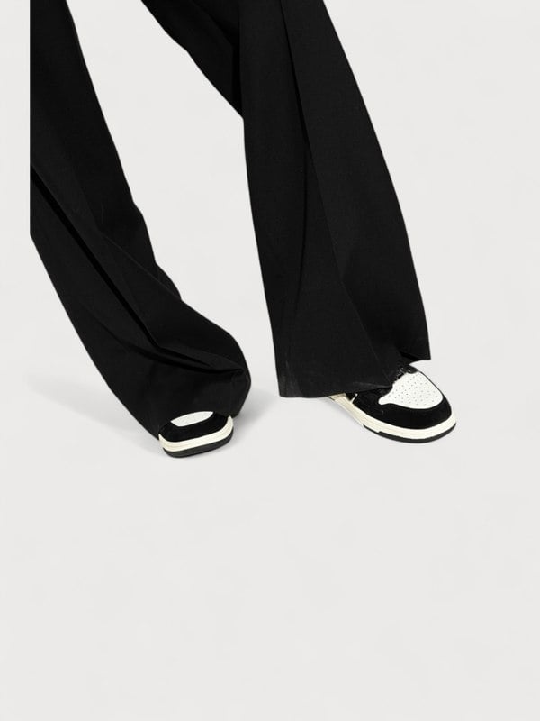 Amiri Skel Low Top Mule Shearling Black Wmns