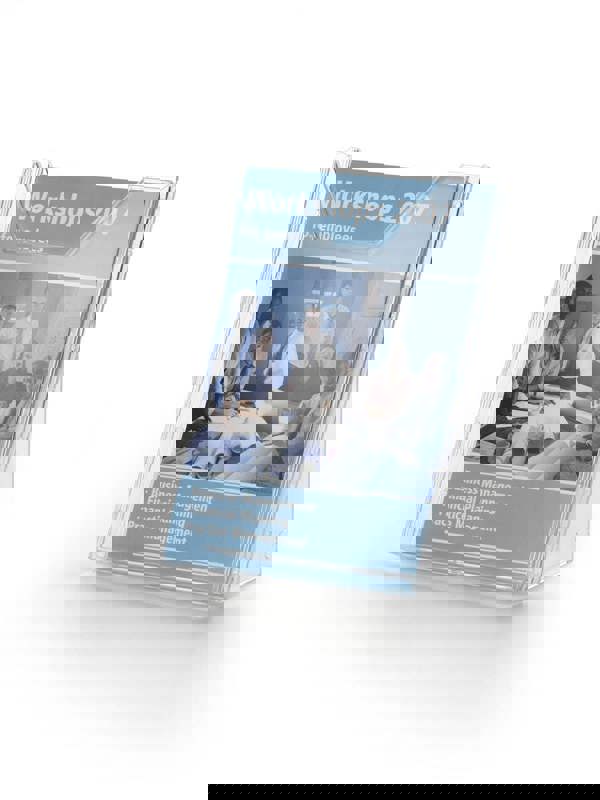 Durable COMBIBOXX 1 Literature Tray | Stand & Wall Mount | A4 Portrait | Clear