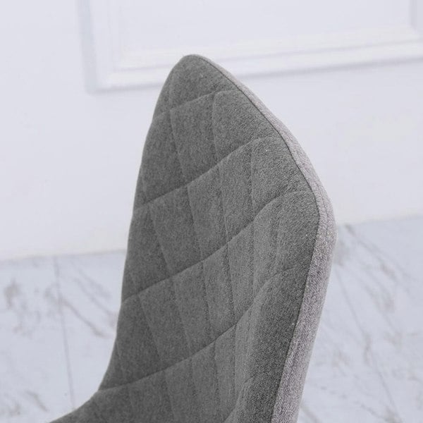 83cm Height Set of 4 Linen Upholstered Comfy Dining Chairs Dining Chairs Living and Home