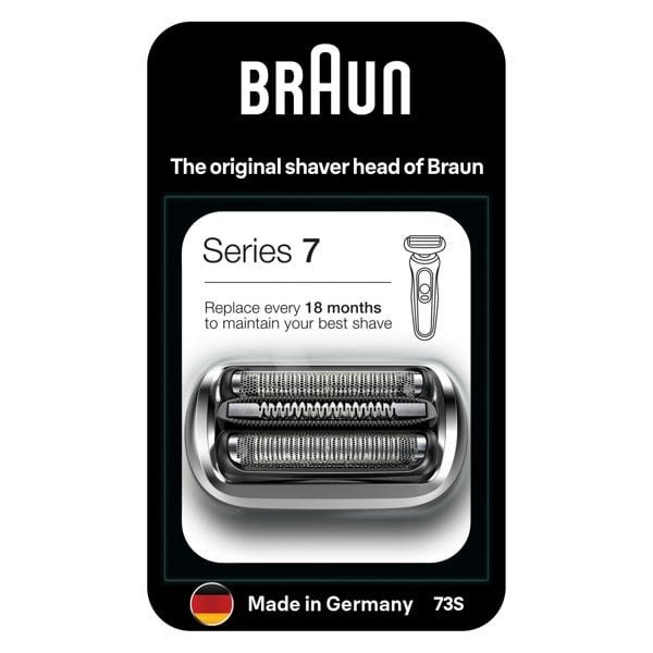 Braun Series 7 73S Electric Shaver Head Replacement - Silver