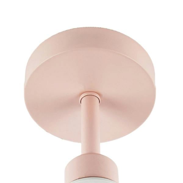 Traditional Soft Blush Pink Ceiling Light Fitting to Hold Lamp Shades Image 5