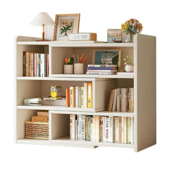 Havendro 3 Tier Stretchable Wooden Bookcase Shelf Display Storage Unit Stand