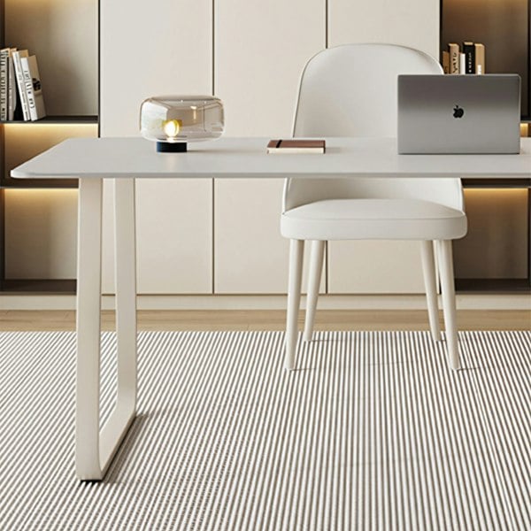 Kwame Office Desk With Office Chair, White with office drawers for under desk