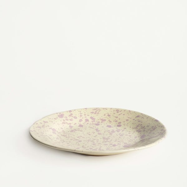 Hot Pottery Lilac Shallow Serving Bowl