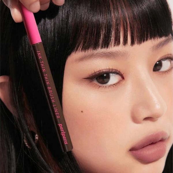 PERIPERA Ink Thin Thin Brush Liner 02 Brown Film