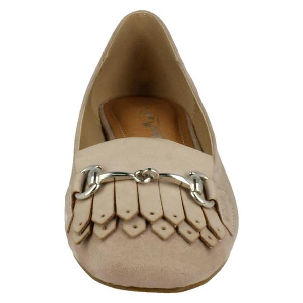 Anne Michelle Ladies Anne Michelle Low Heel Slip On Ballerinas