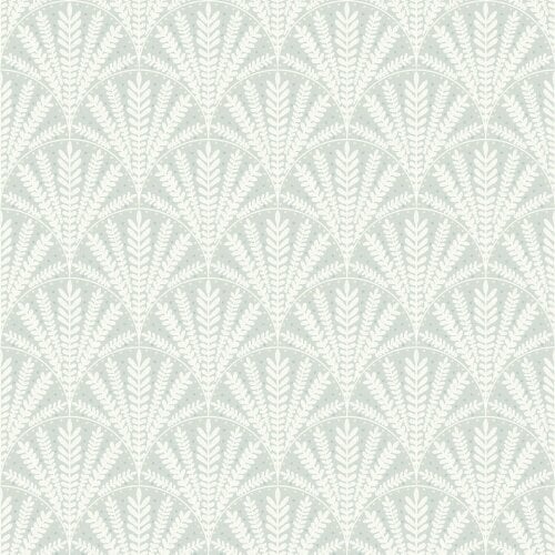 Hoopla Walls Garden Arch  - Soft Blue 10m Wallpaper