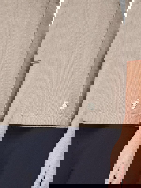 PennyPlain High Back Scoop Neck Top - Cloud