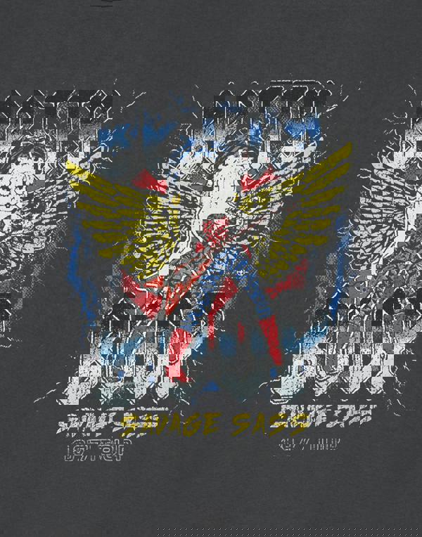 Betty Boop Womens Grey Savage Sass Short Sleeved T-Shirt