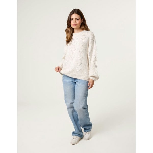 Blue Vanilla Stitch Detail Jumper