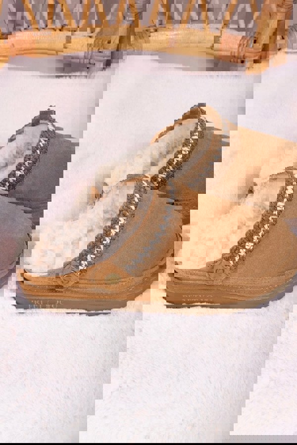 Hallie Sheepskin Multiway Slippers in ChestnutSlippers