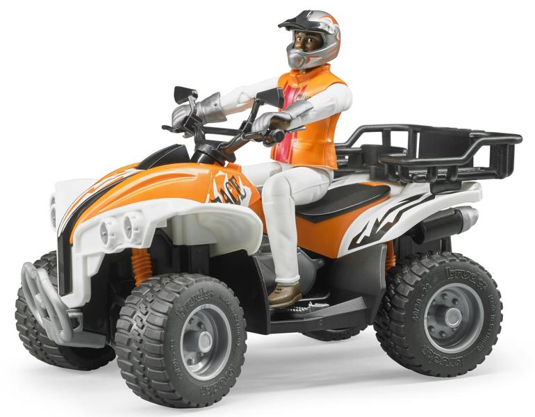 Bruder bworld Quad with driver Vehicle Playset