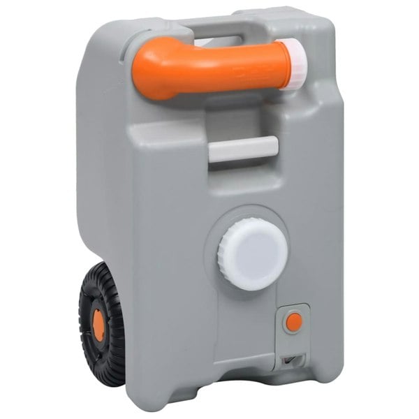 Berkfield Wheeled Water Tank for Camping 25 L Grey