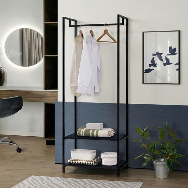 Swish Furniture Scala Open Wardrobe with 2 Shelves