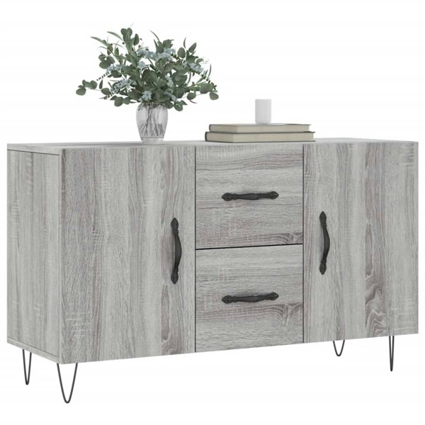 Berkfield Sideboard Grey Sonoma 100x36x60 cm Engineered Wood