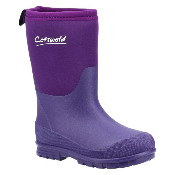 Cotswold Hilly Neoprene TPR+Neoprene Purple Wellington Boots